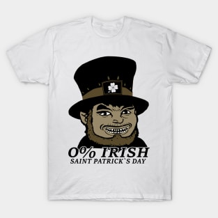 0% St. Patrick's Day T-Shirt